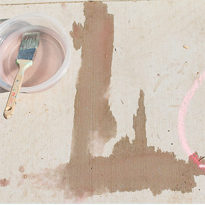 Trace Words Chalk Writing Activity